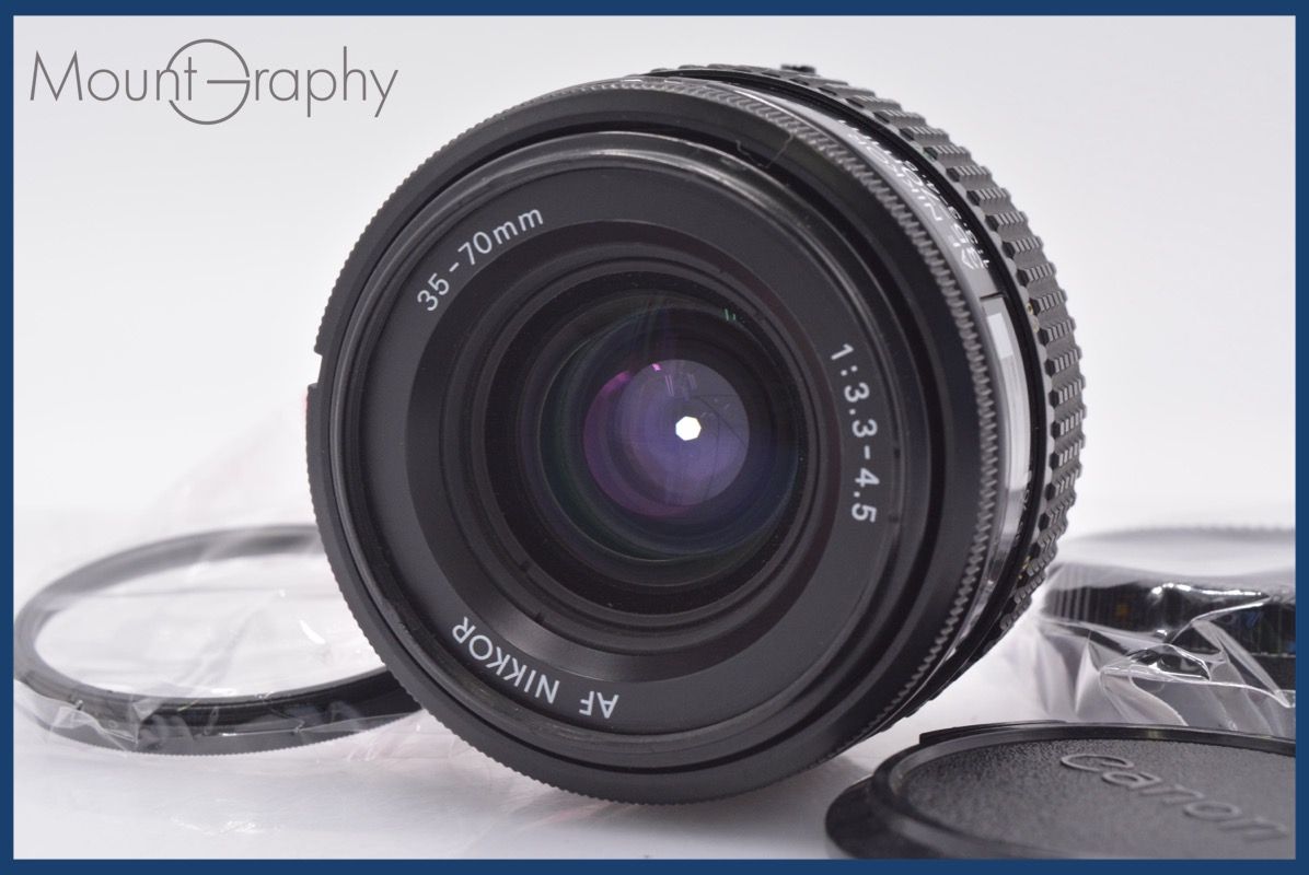 ☆良品☆ ニコン Nikon AF NIKKOR 35-70mm F3.3-4.5 前後キャップ