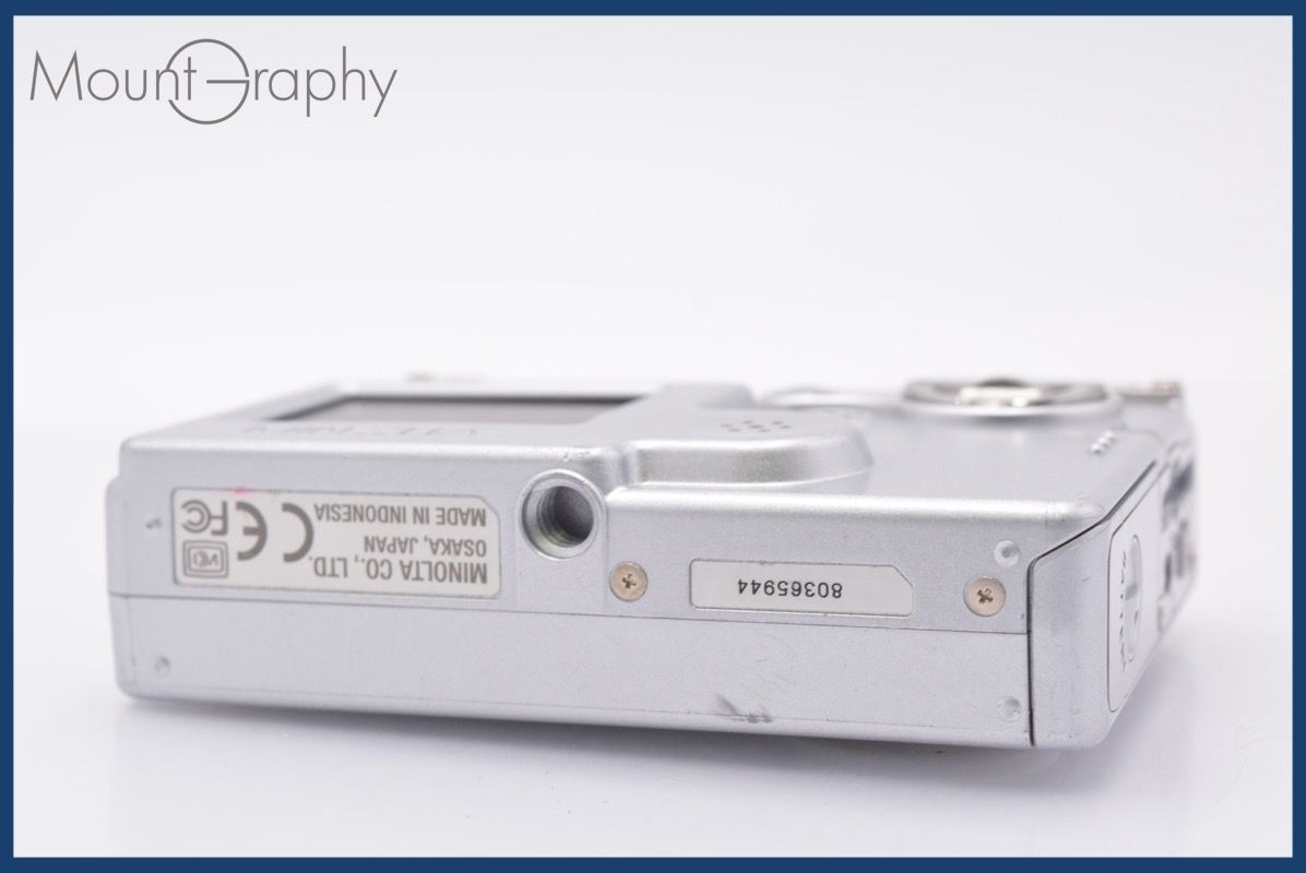 ☆ジャンク特価☆ ミノルタ MINOLTA DiMAGE X20 単三電池仕様 元箱