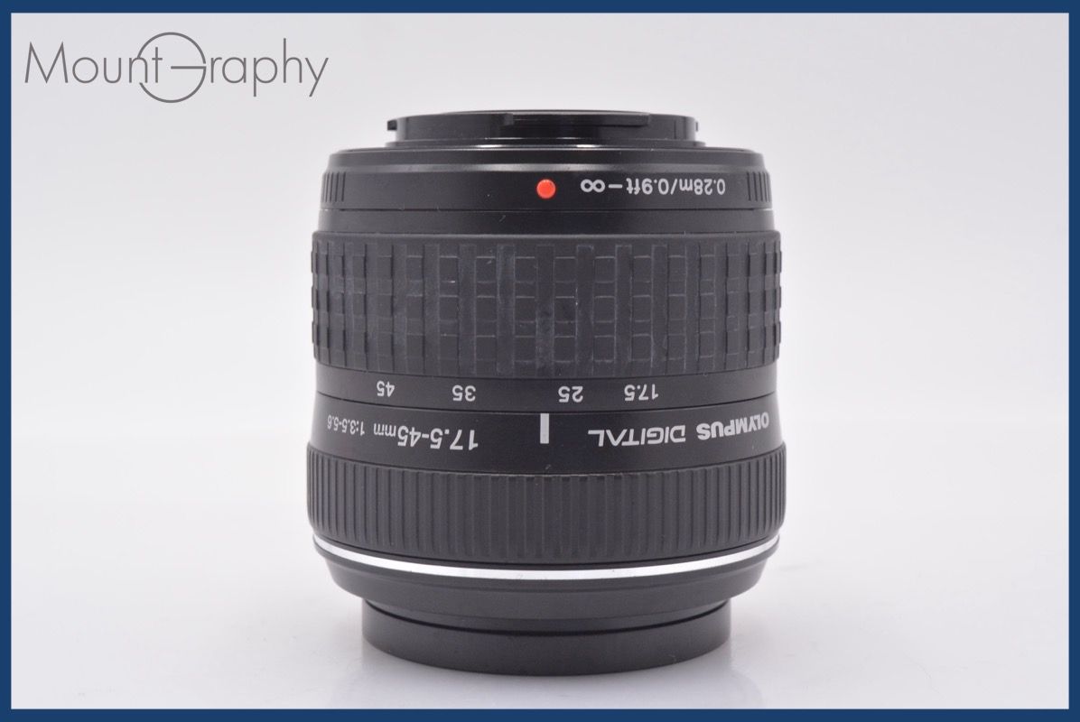 オリンパス OLYMPUS ZUIKO DIGITAL 17.5-45 mm F 3.5-5.6 前後キャップ-レンズフィルター付 同梱無料 am 2793