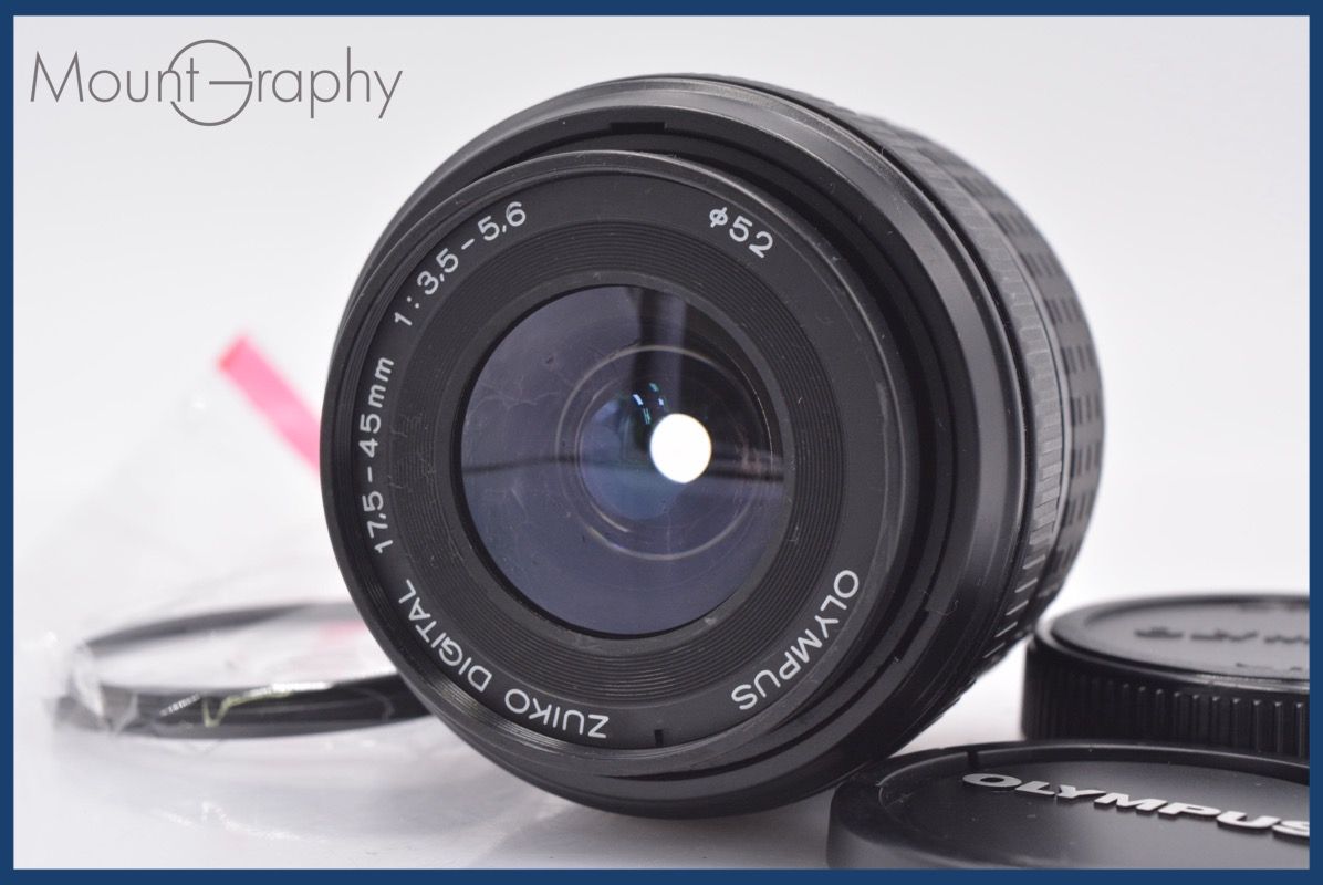 オリンパス OLYMPUS ZUIKO DIGITAL 17.5-45 mm F 3.5-5.6 前後キャップ-レンズフィルター付 同梱無料 am 2793