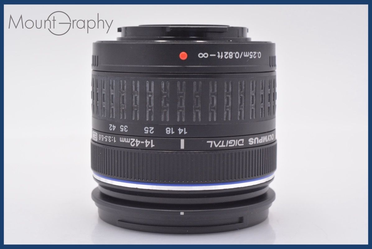 オリンパス OLYMPUS ZUIKO DIGITAL 14-42 mm F 3.5-5.6 ED 前後キャップ-レンズフィルター レンズフード付 am 2797