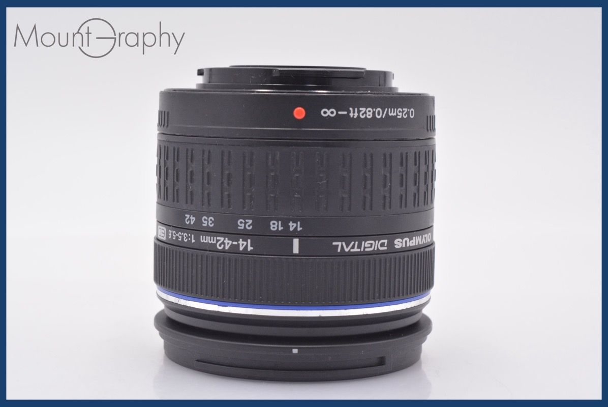 上 オリンパス OLYMPUS ZUIKO DIGITAL 14-42 mm F 3.5-5.6 ED 前後キャップ-レンズフィルター レンズフード付 am 2798