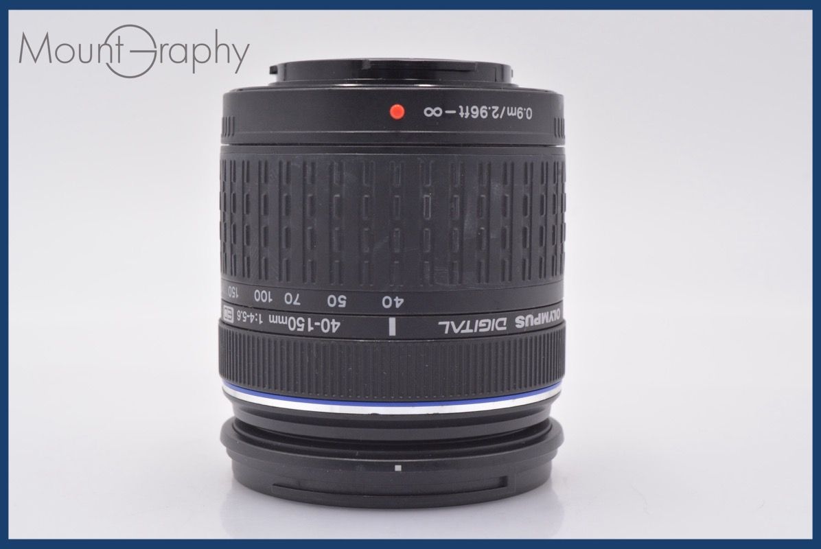 上 オリンパス OLYMPUS ZUIKO DIGITAL 40 150 mm F 4 5 6 ED 前後キャップ レンズフィルター付 同梱無料 am 2802