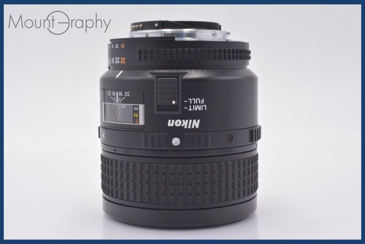 上 ニコン Nikon AF MICRO NIKKOR 60 mm F 2.8 D 前後キャップ-レンズフィルター付 同梱無料 am 2822