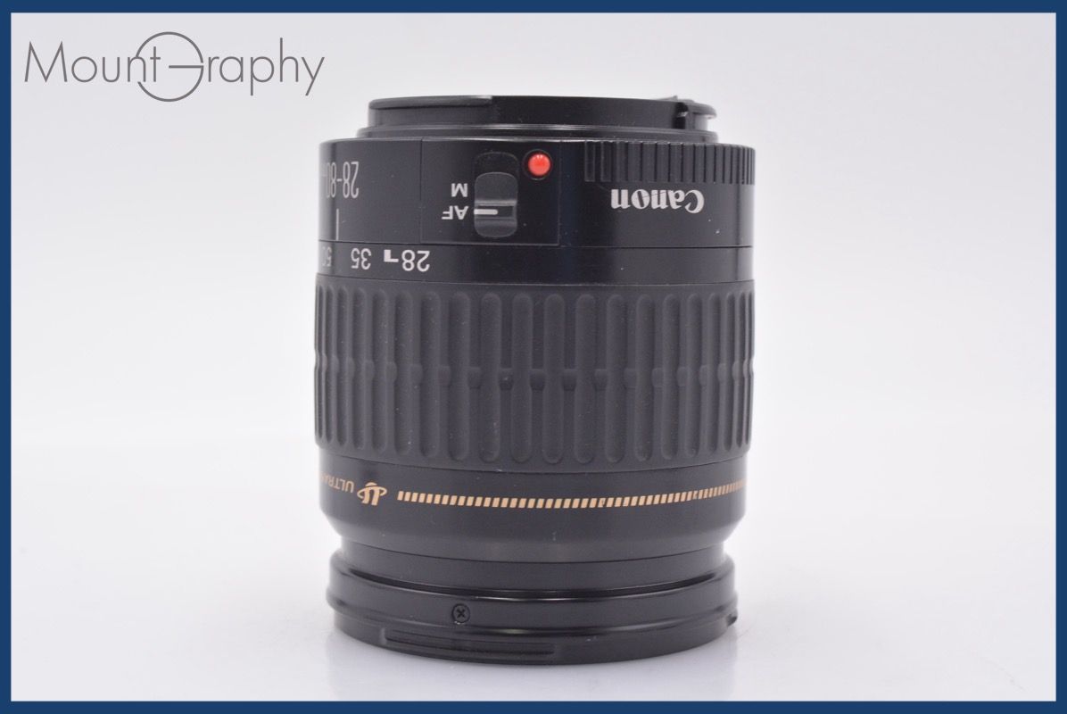 キヤノン Canon EF 28-80 mm F 3.5-5.6 II USM 前後キャップ-レンズフィルター付 同梱無料 am 2829