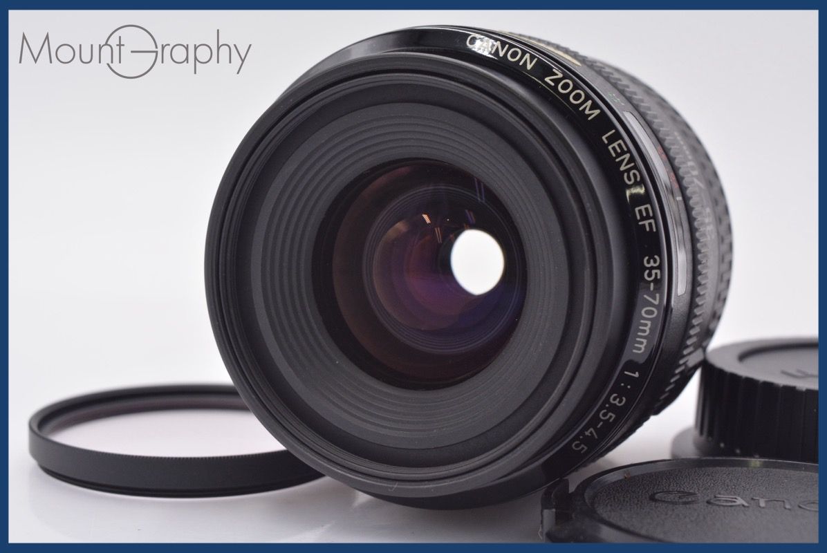 上 キヤノン Canon EF 35-70 mm F 3.5-4.5 前後キャップ-レンズフィルター付 同梱無料 am 2843