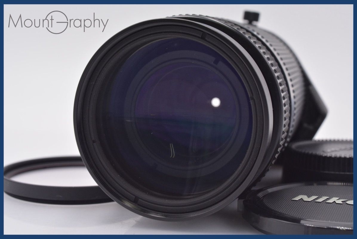 上 ニコン Nikon AF NIKKOR 75-300 mm F 4.5-5.6 前後キャップ-レンズフィルター付 同梱無料 am 2849