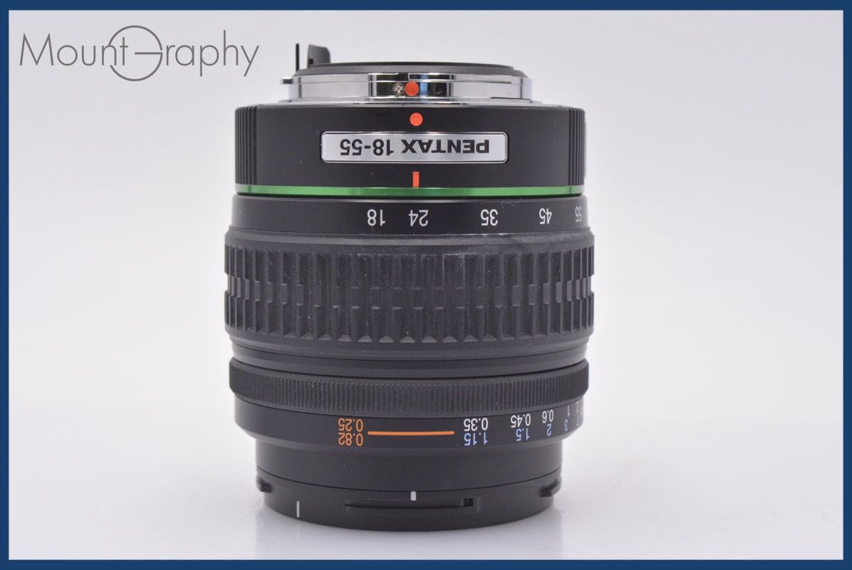 上 ペンタックス PENTAX SMC PENTAX-DA 18-55 mm F 3.5-5.6 AL 前後キャップ-レンズフィルター レンズフード付 am 2853