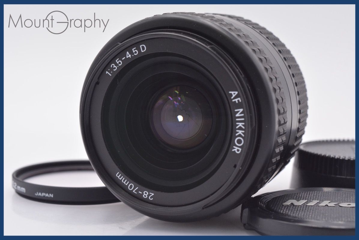 ニコン Nikon AF NIKKOR 28 70 mm F 3 5 4 D 前後キャップ レンズフィルター付 同梱無料 am 2856