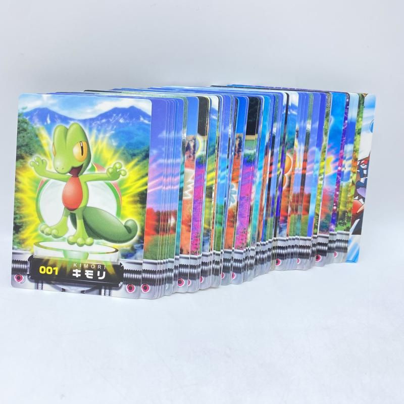 ポケモン　カード　カードダス　ずかん　　ずかんカード　53枚　まとめ売り 中古】 現状品） カードダス ポケモンずかんカード まとめ 約100枚