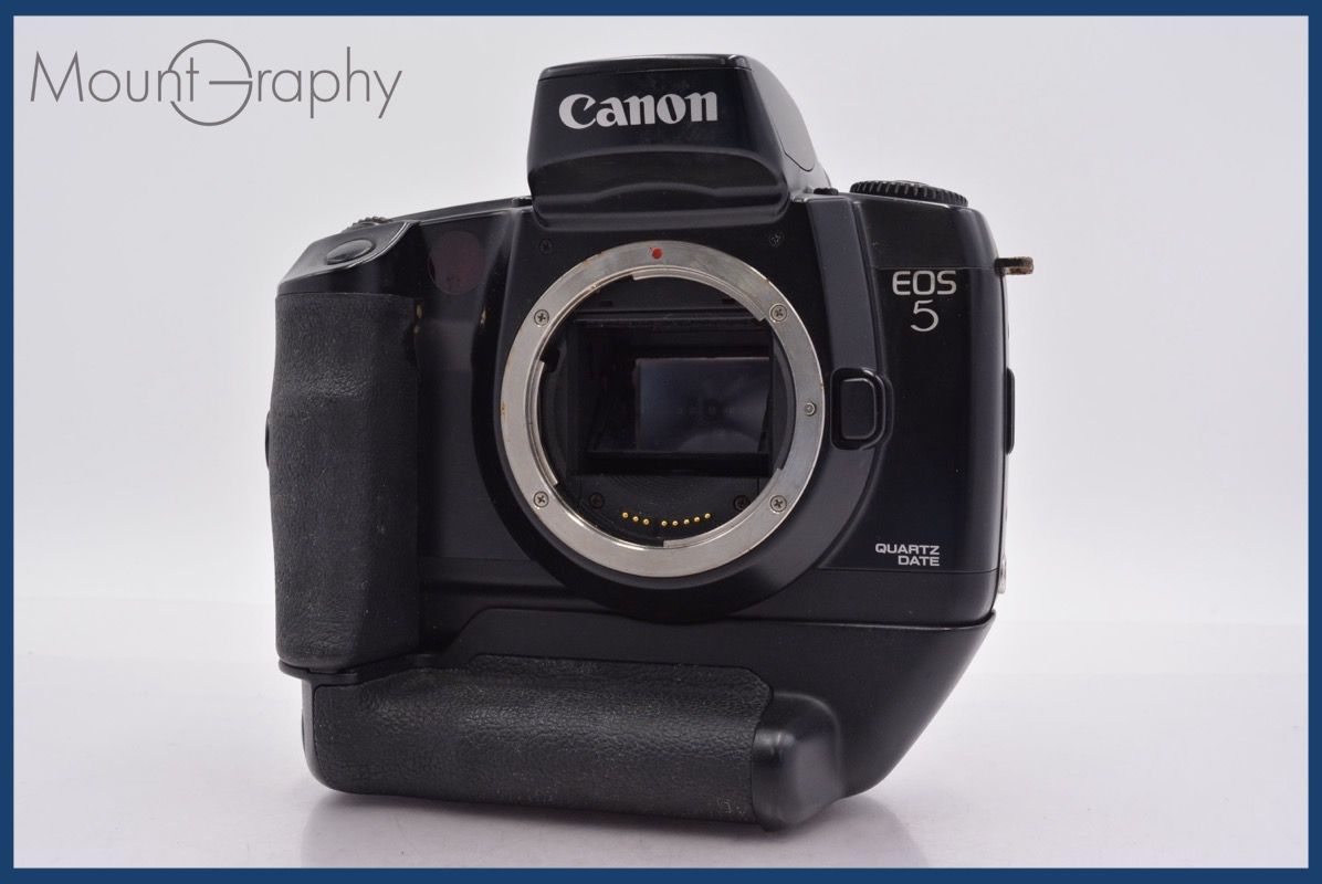 【ジャンク品】EOS5 ☆ジャンク特価☆ キヤノン Canon EOS5 QUARTZ DATE + Canon VG10 同梱