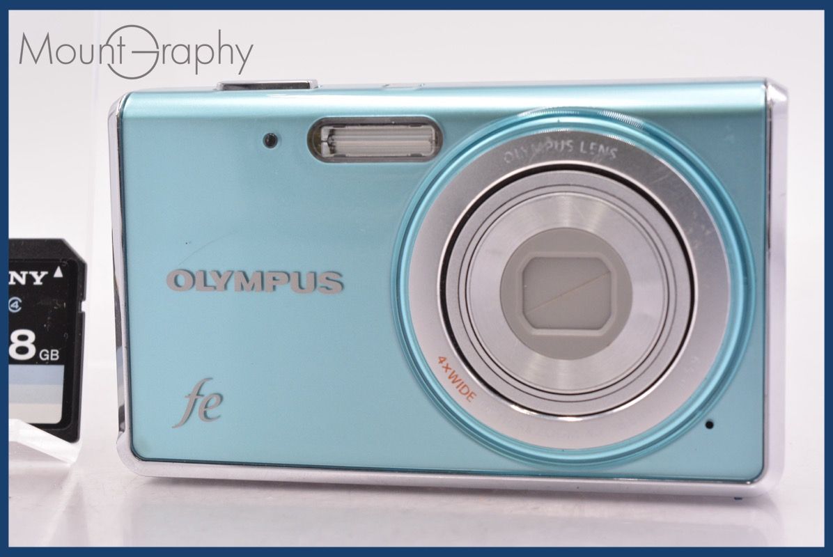 ☆極上美品☆ オリンパス Olympus FE-4020 4x メモリカード付 ☆完動