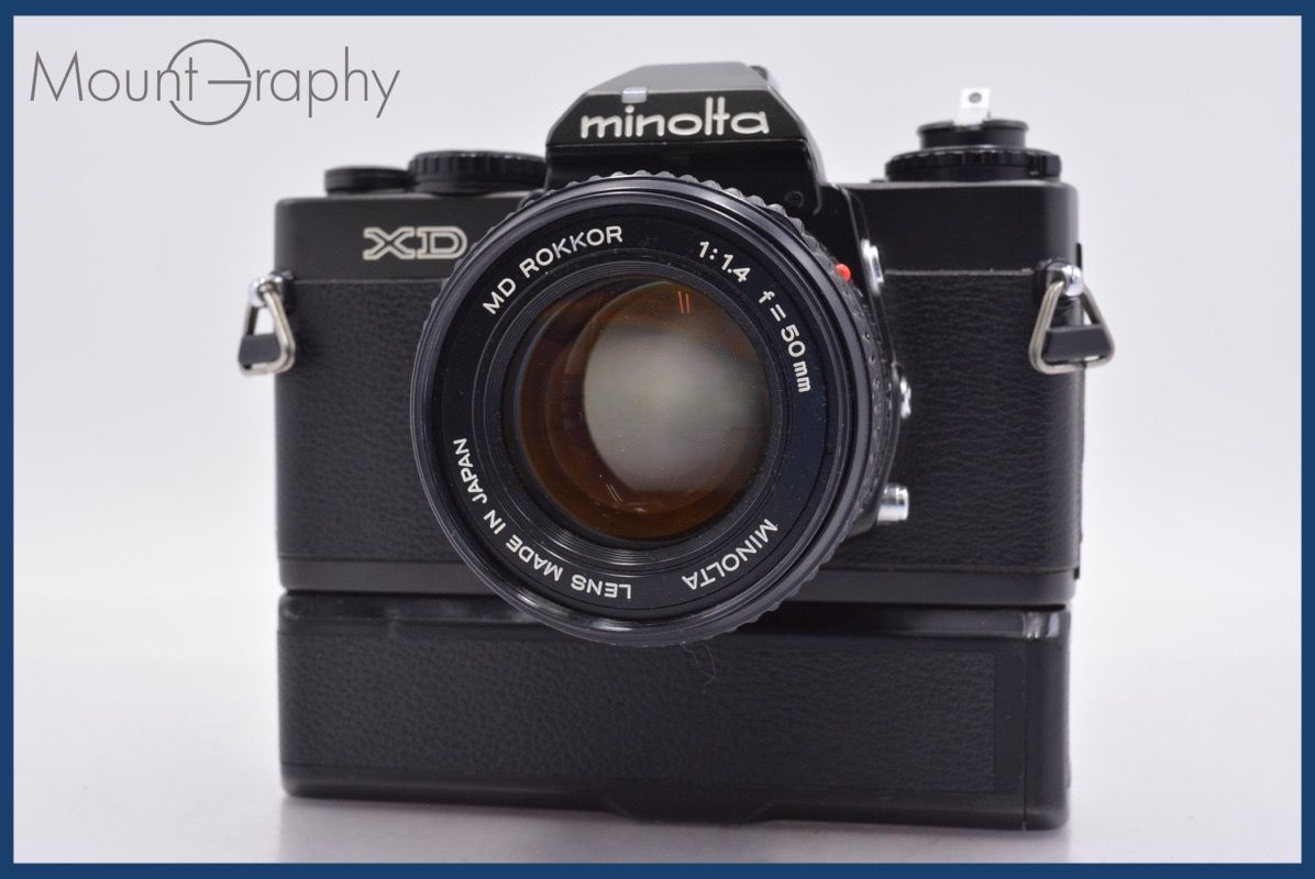 ミノルタ MINOLTA XD MD ROKKOR 50 mm F 1.4 AUTO WINDER D 同梱無料 mj 7823