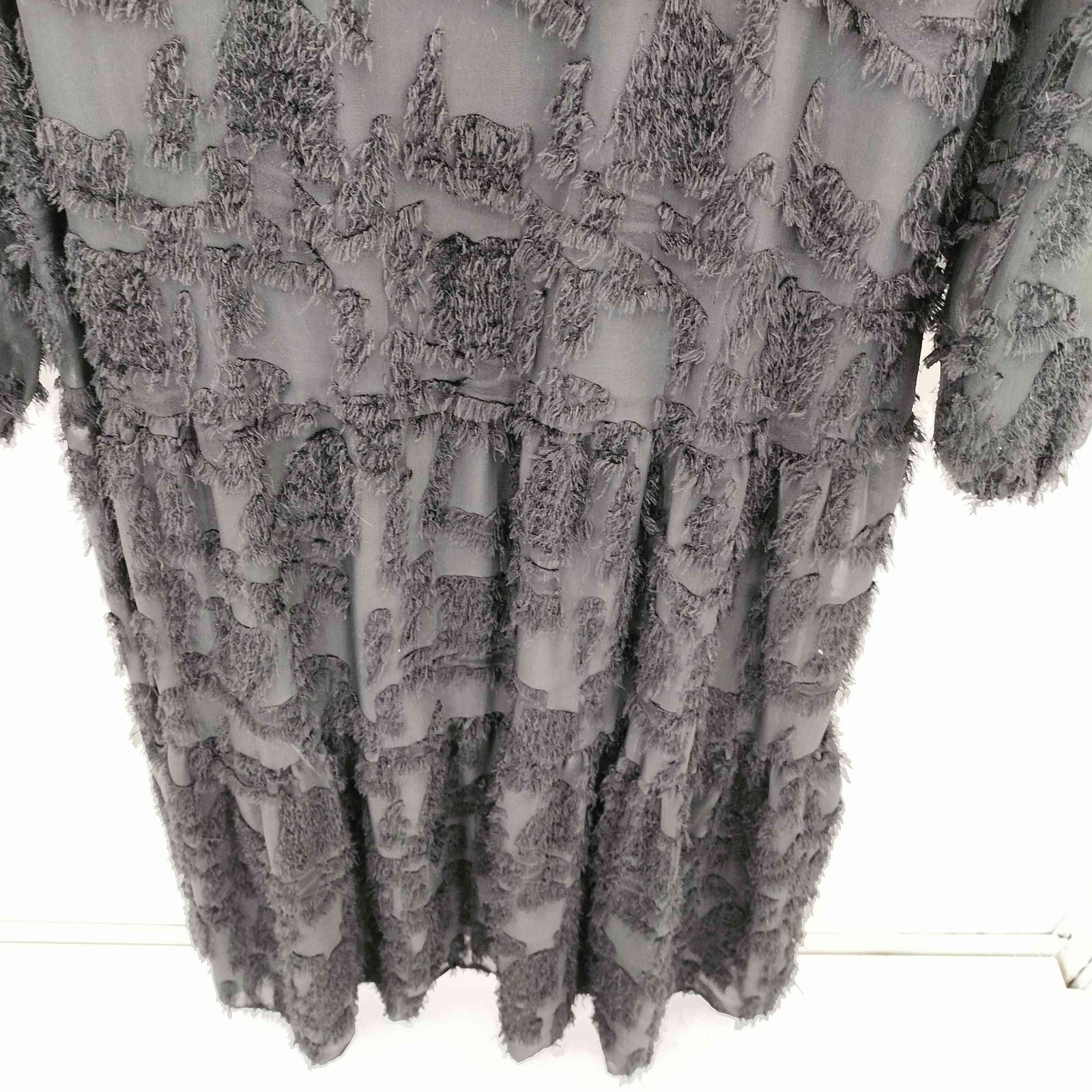 USED古着(ユーズドフルギ) {{PHOTOCOPIEU}} 21AW ジャガード織シャツワンピース domestic レディース  36【中古】【ブランド古着バズストア】 ユーズドフルギ USED古着 ジャガードワンピース レディース 表記無