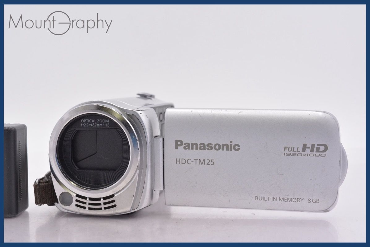 実用 パナソニック Panasonic HDC-TM 25 16.8 x バッテリー付属 同梱無料 mj 7842