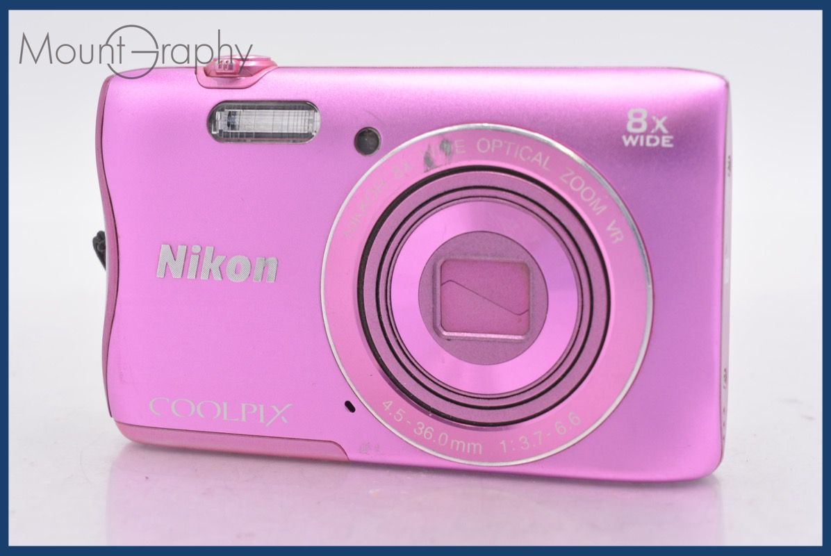 ニコン Nikon COOLPIX S 3700 8 x 同梱無料 mj 7872