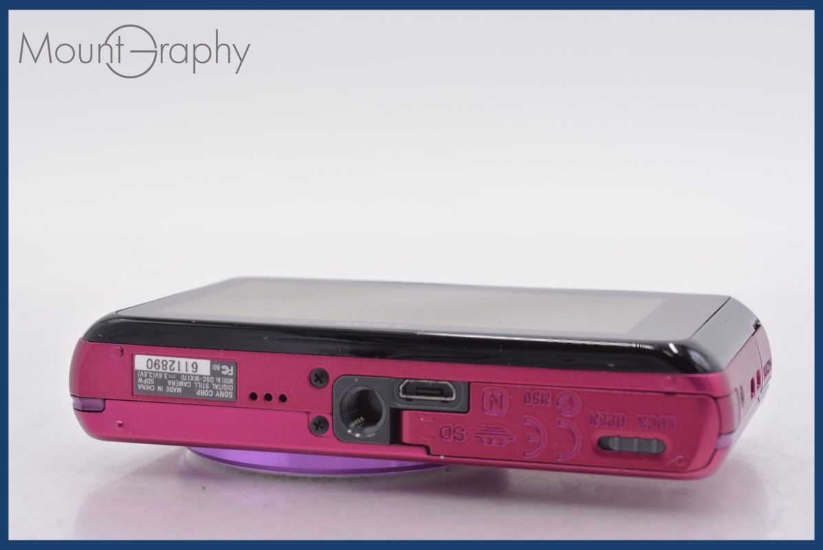 上 ソニー SONY Cyber-shot DSC-WX 170 10 x バッテリー付属 同梱無料 mj 7911