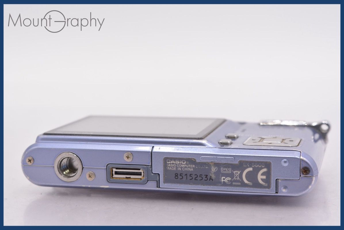 カシオ CASIO EXILIM EX-S 600 3 x バッテリー付属 同梱無料 mj 7919