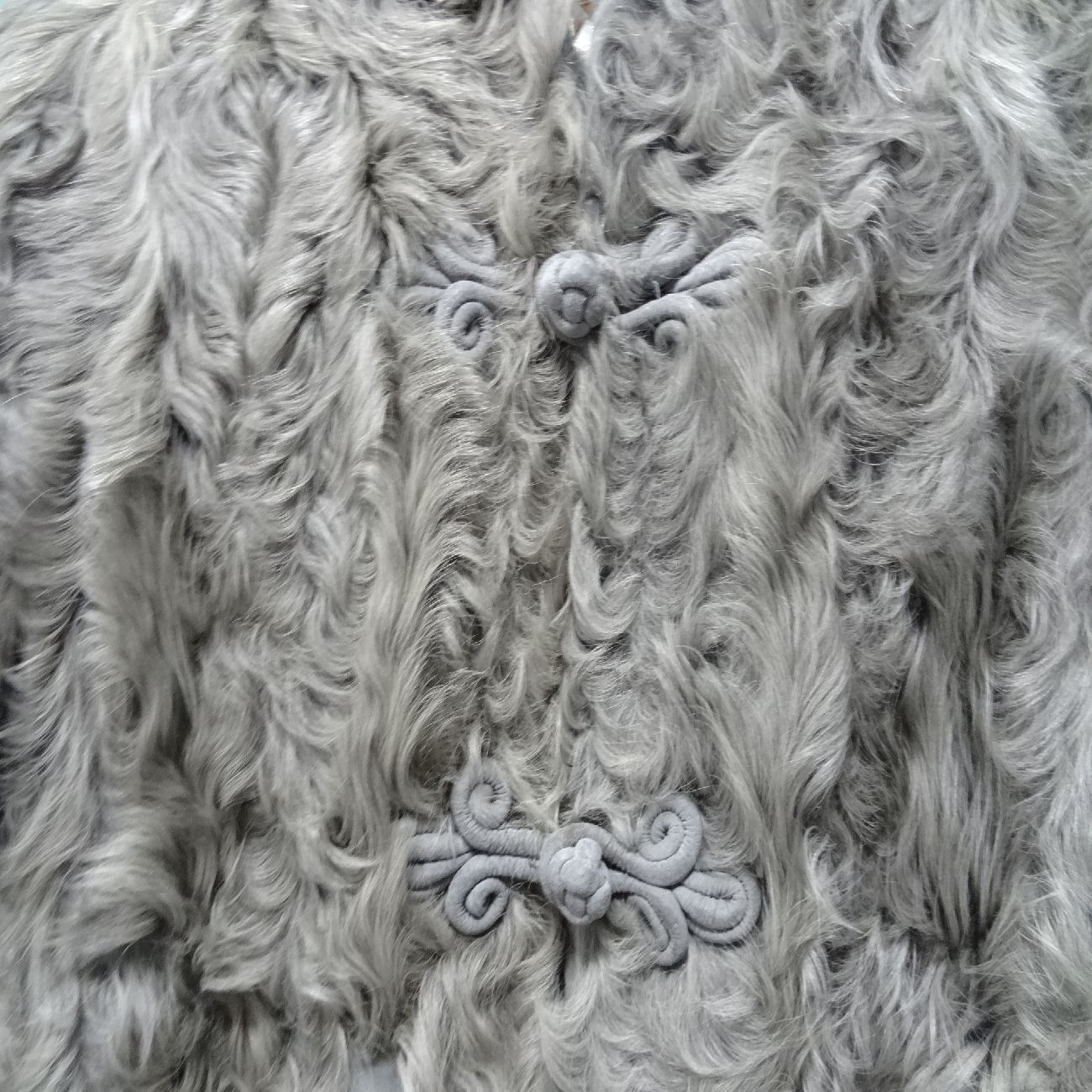 エンバ EMBA 高級 リアルファー グレー ポンチョ 着物コート エンバ EMBA 高級 リアルファー グレー ポンチョ 着物コート 楽天市場