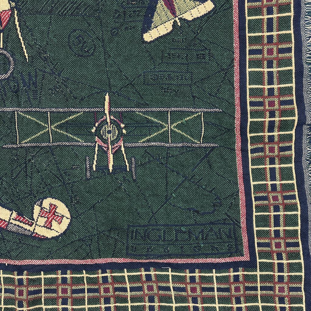 める】80s USA ブランケット ヴィンテージラグ タペストリー vintage