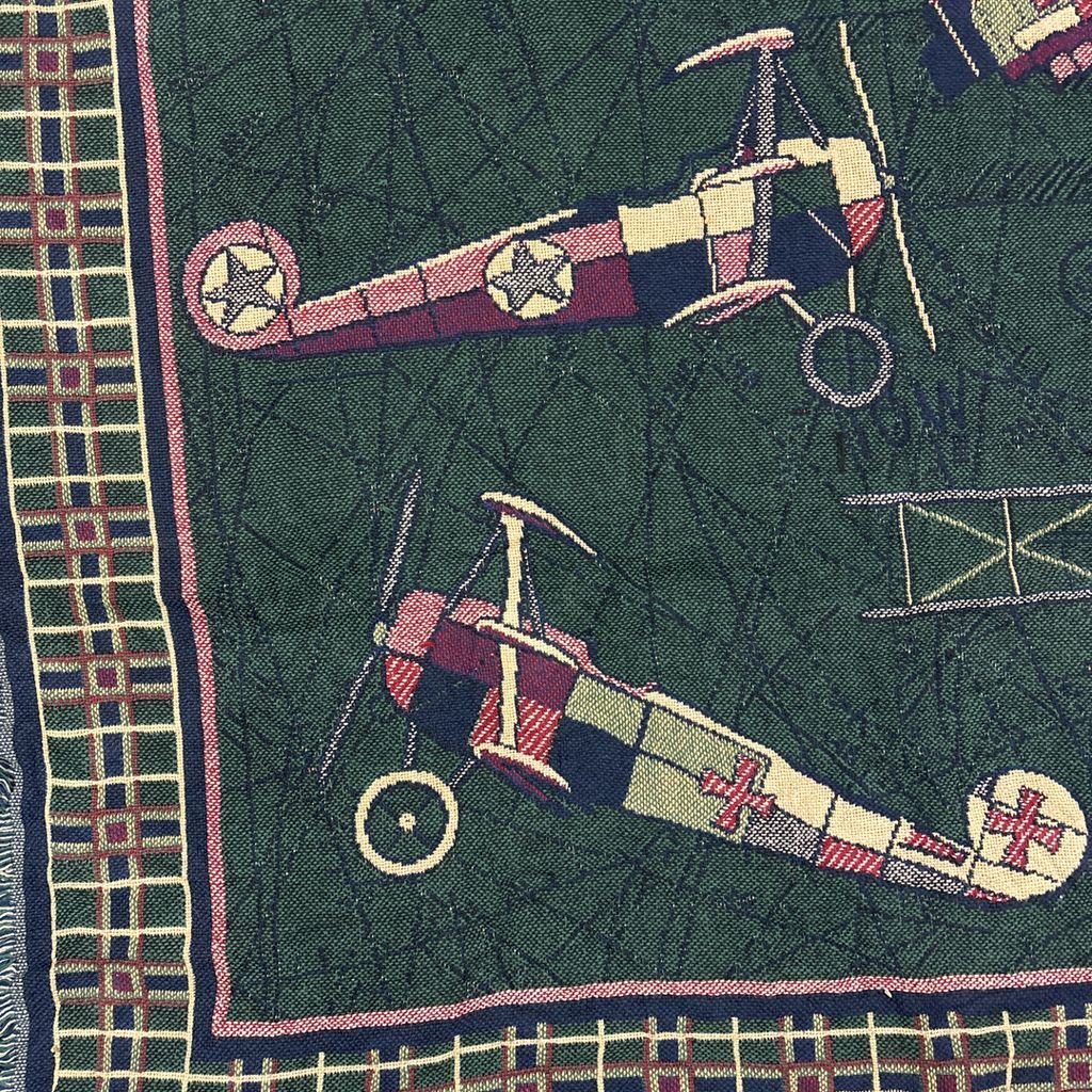 vintageラグ ブランケット マルチカバー タペストリー USA製 MADE IN