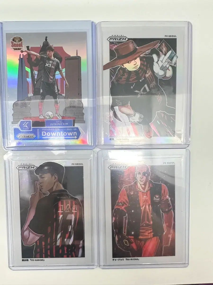 フルセット FCソウル ケースヒット SSP 漫画 ダウンタウン Kリーグプリズム パニーニカード