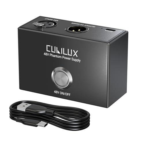 送料無料】Cubilux MPX-1 48Vファンタム電源 with USB-C給電ケーブル