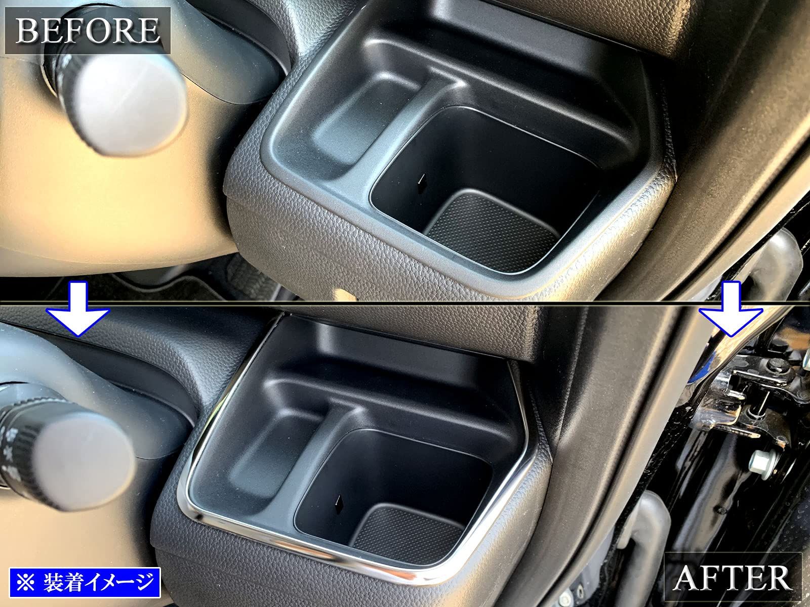 BRIGHTZ N-BOXカスタム JF3 JF4 超鏡面ステンレスメッキドリンク