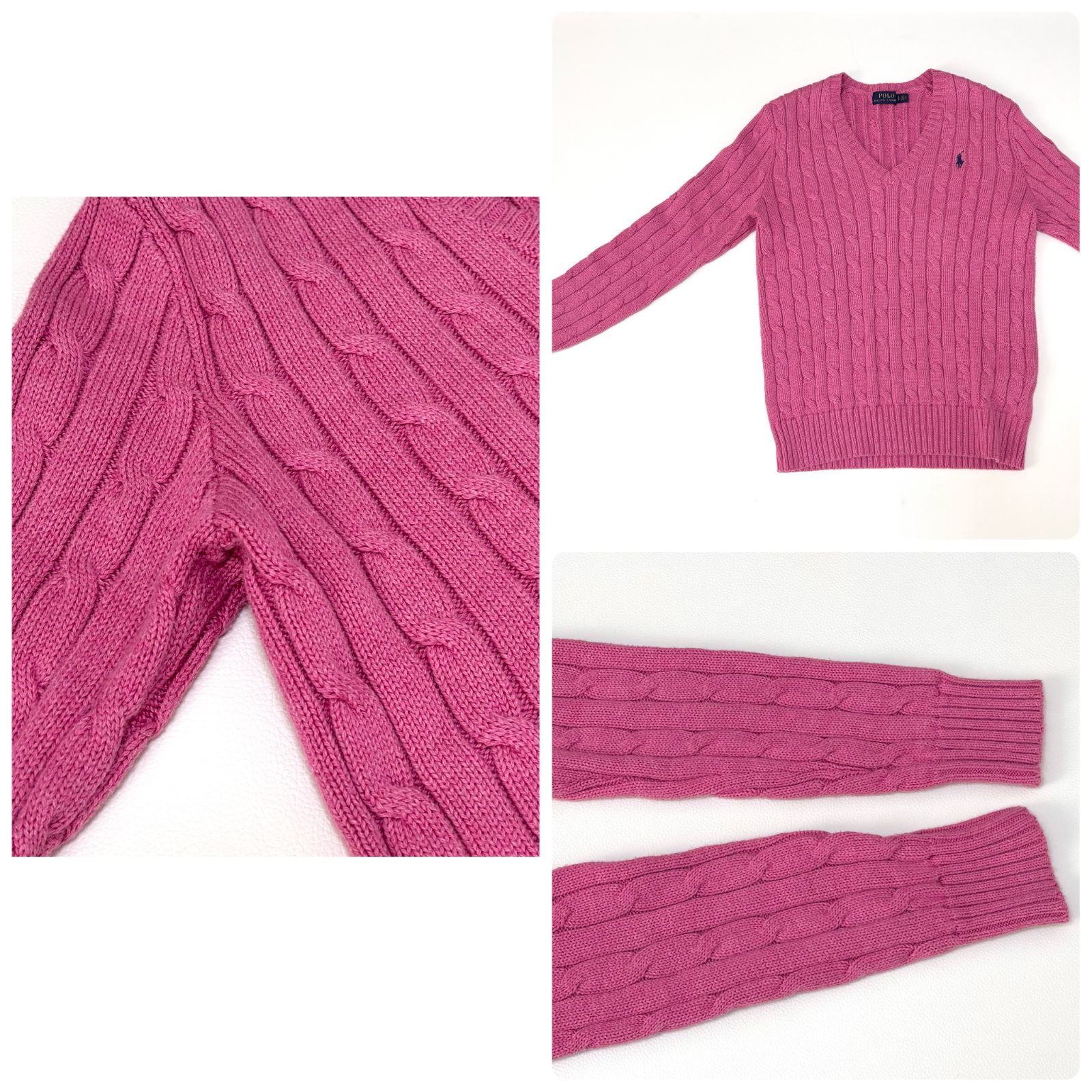 POLO RALPH LAUREN 【極美品】ポロラルフローレン コットン ケーブル