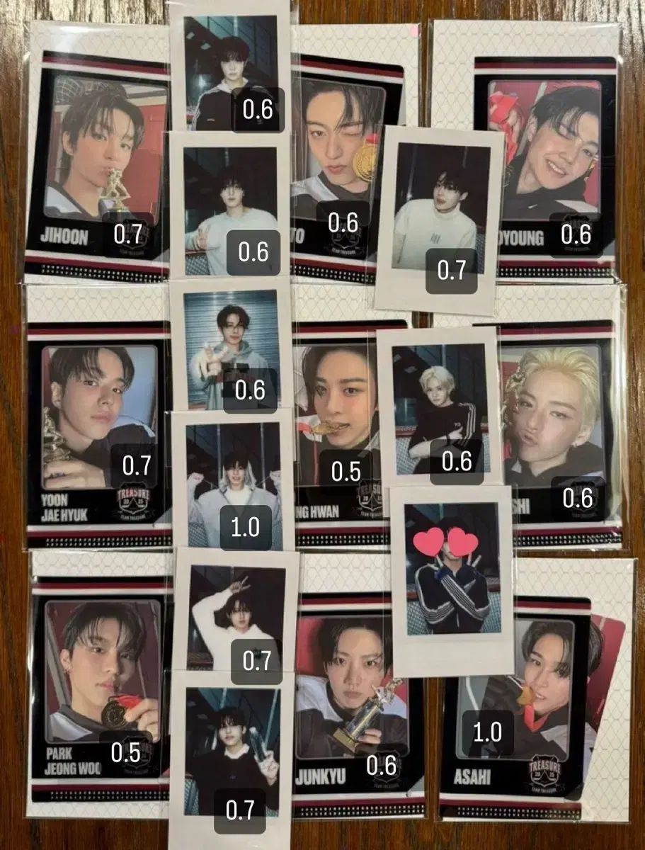 TREASURE シーグリ Lホルダー トレカ ジフン ジュンギュ アサヒ(ASAHI