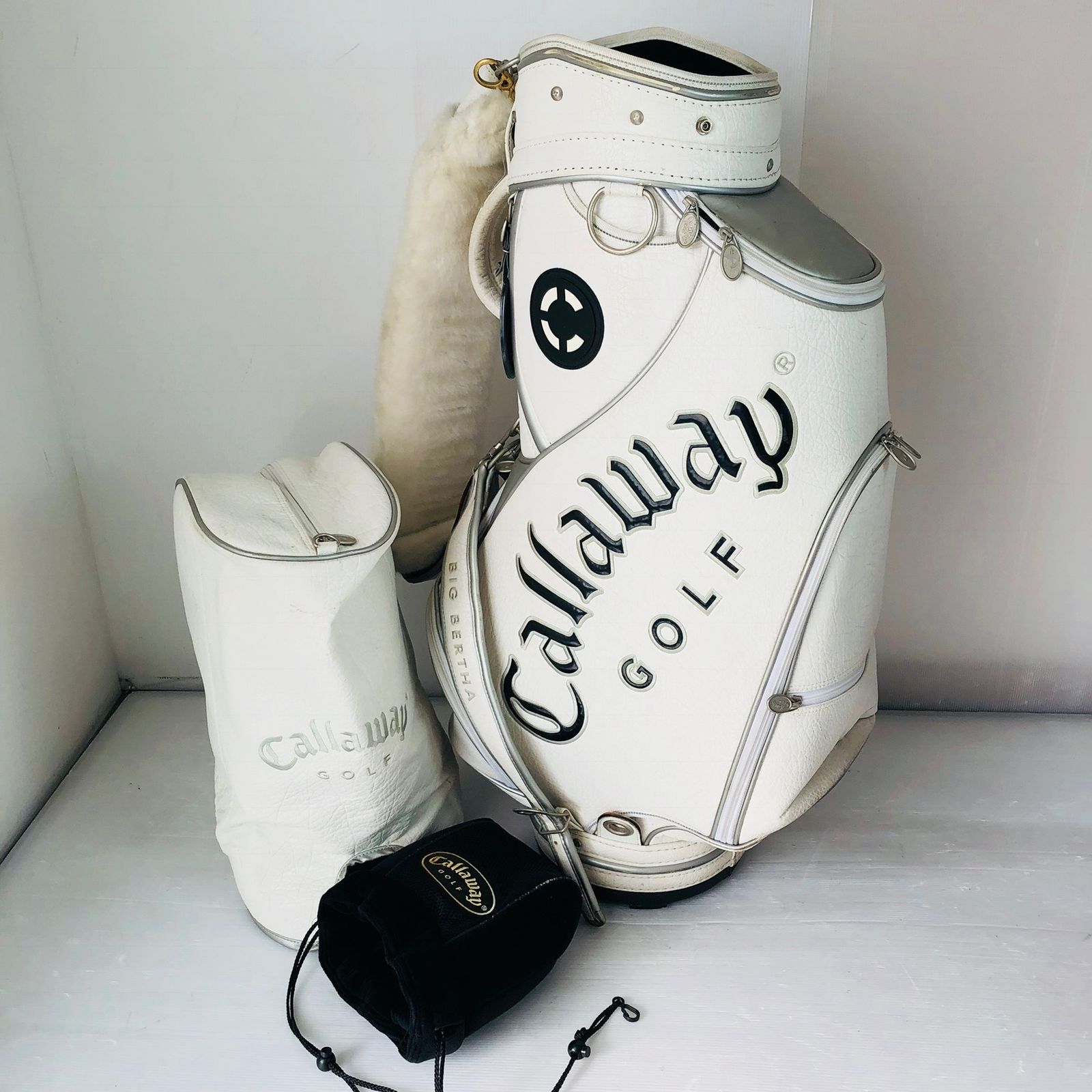 Callaway キャロウェイ ホワイト 白 8型 キャディバッグ ゴルフバッグ ゴルフ 初心者 入門