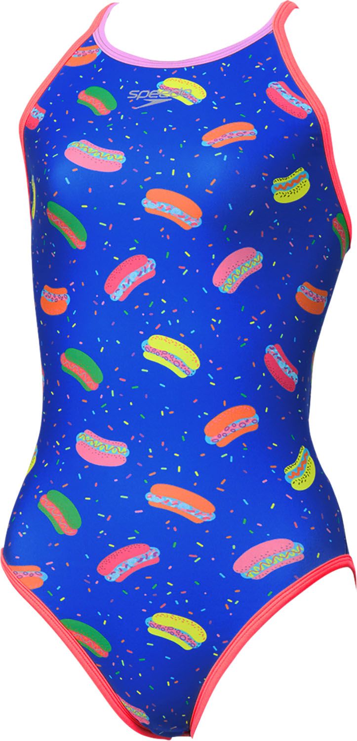スピード Speedo スイミング HOT DOG TURNS SUIT BL ブルー