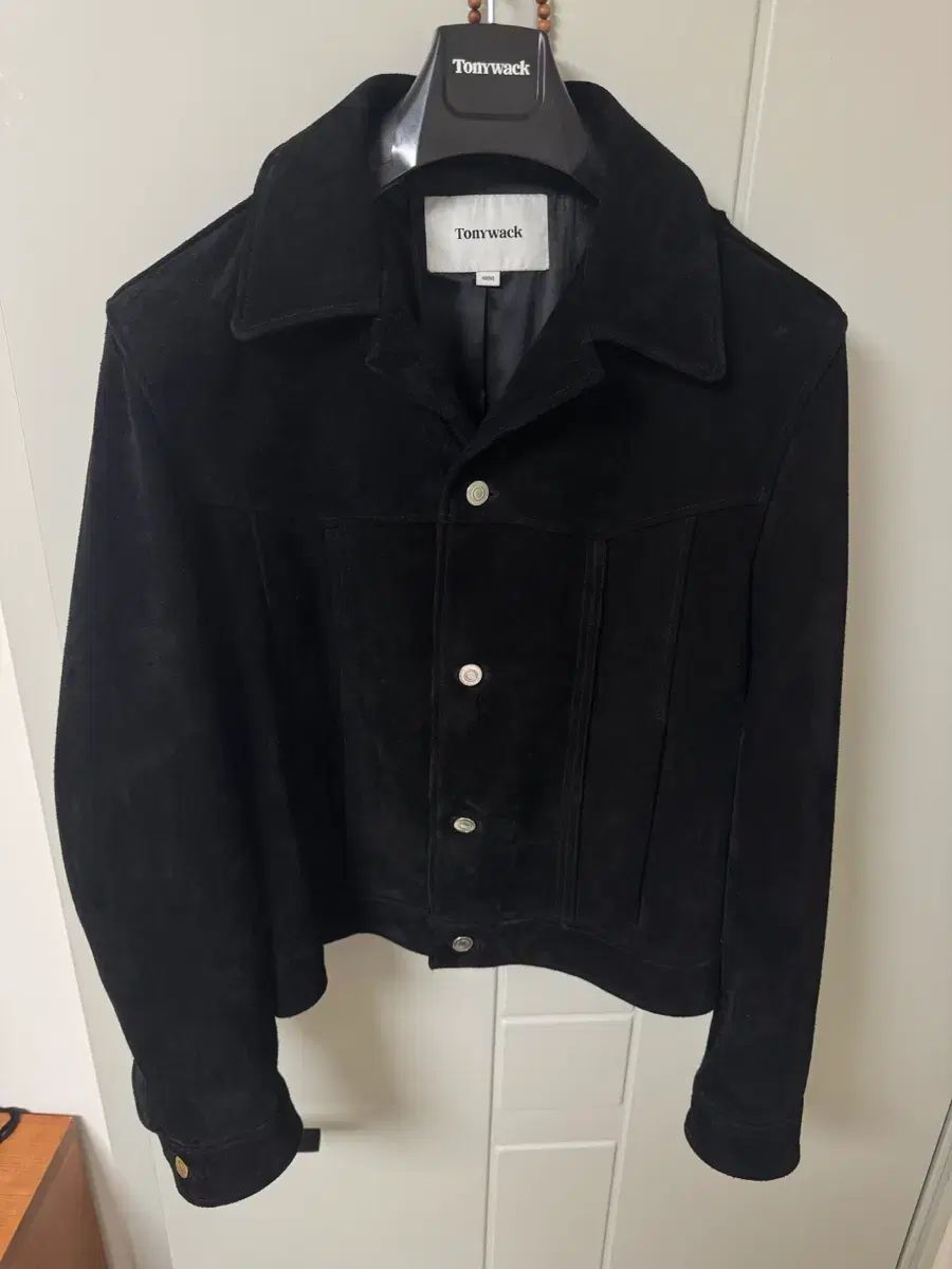 Tonywack ブラック スウェード ウェスタン トラッカー ジャケット M