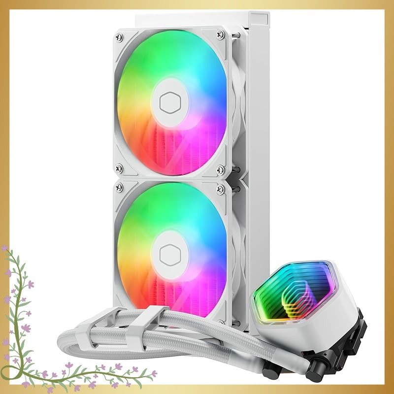 Cooler Master 240 Core II White mm 簡易水冷CPUクーラー ホワイト MLW-D 24 M-A 18 PA-RW FN 2430 0