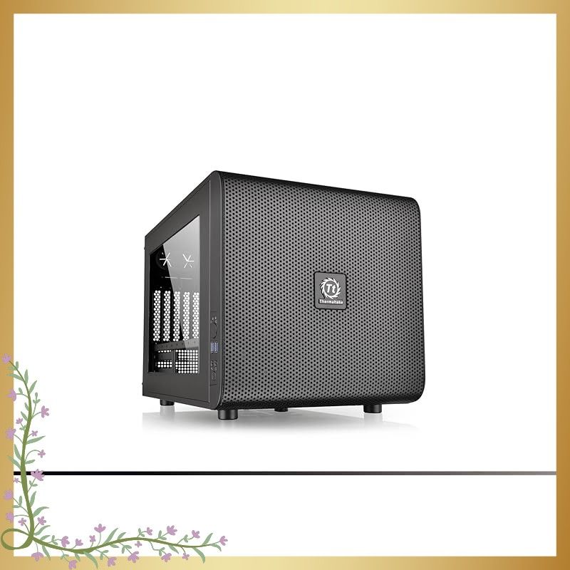 Thermaltake Core V 21|Black|Win|SECC 水冷対応キューブPCケース CS 5068 CA-1 D 5-00 S 1 WN-00