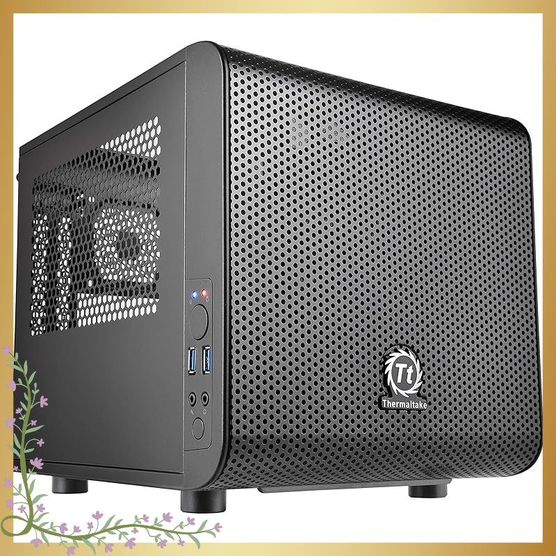 Thermaltake Core V 1 Mini-ITX対応キューブPCケース CS 4872 CA-1 B 8-00 S WN-00 0