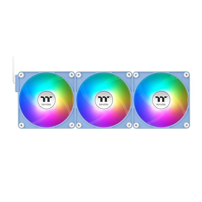 Thermaltake CT 140 EX ARGB mm FAN PCケースファン 3ファンパック アジサイブルー CL F 197 PL 14 BU A FN 2298 1