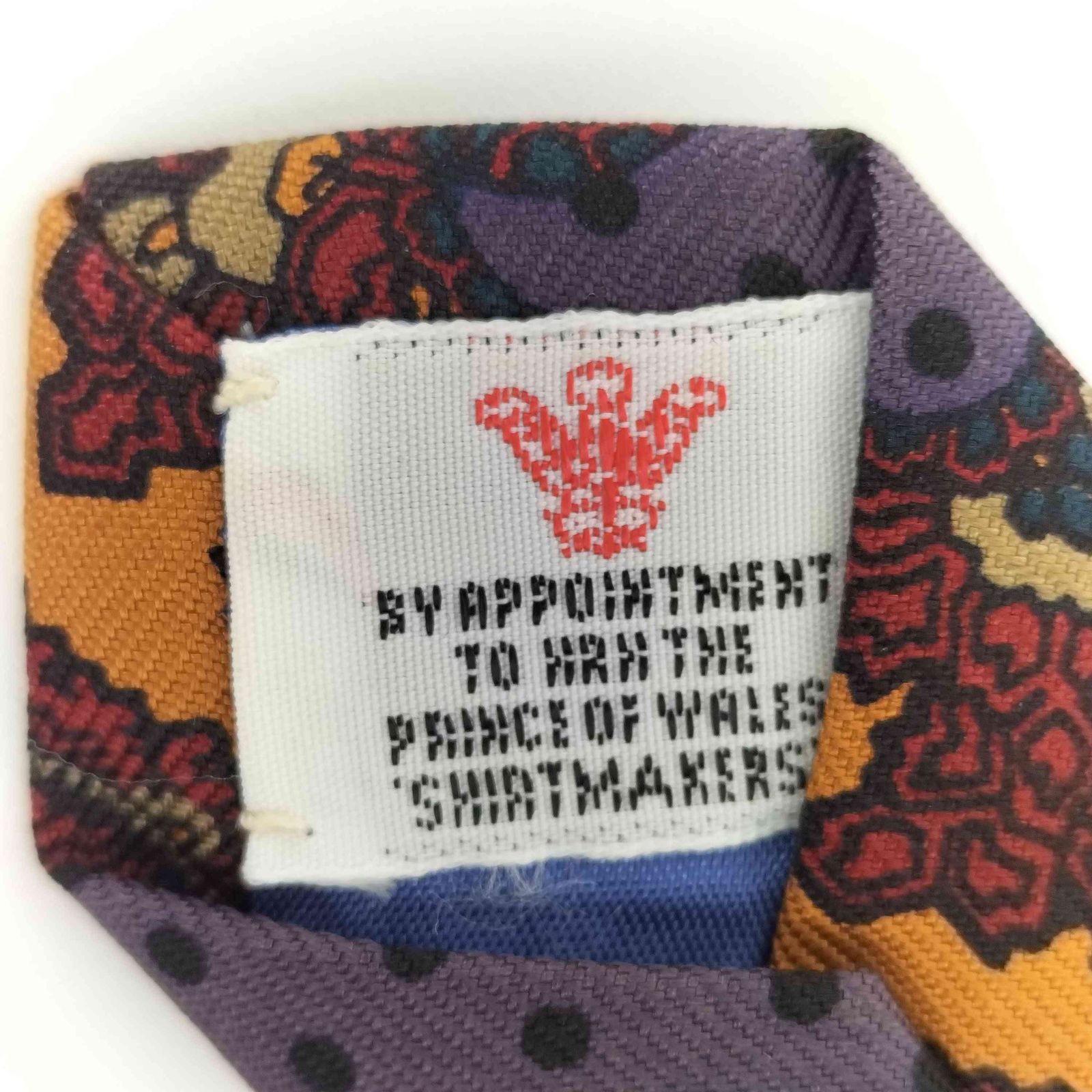 ターンブルアンドアッサー Turnbull & Asser ペイズリー柄ネクタイ