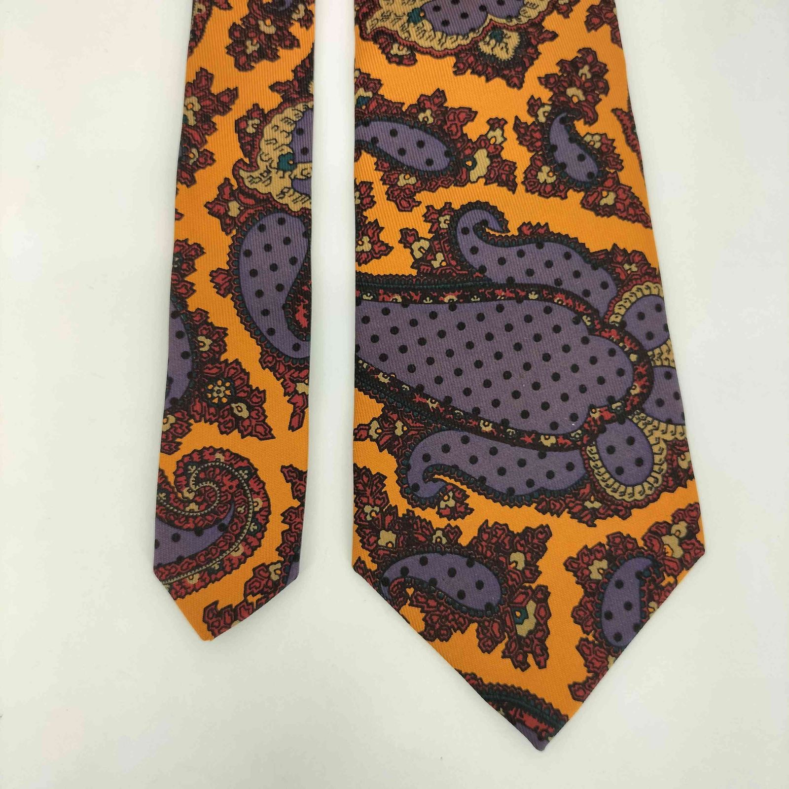 TURNBULL & ASSER　ターンブル＆アッサー　ペイズリー ネクタイ ターンブルアンドアッサー Turnbull & Asser ペイズリー柄ネクタイ