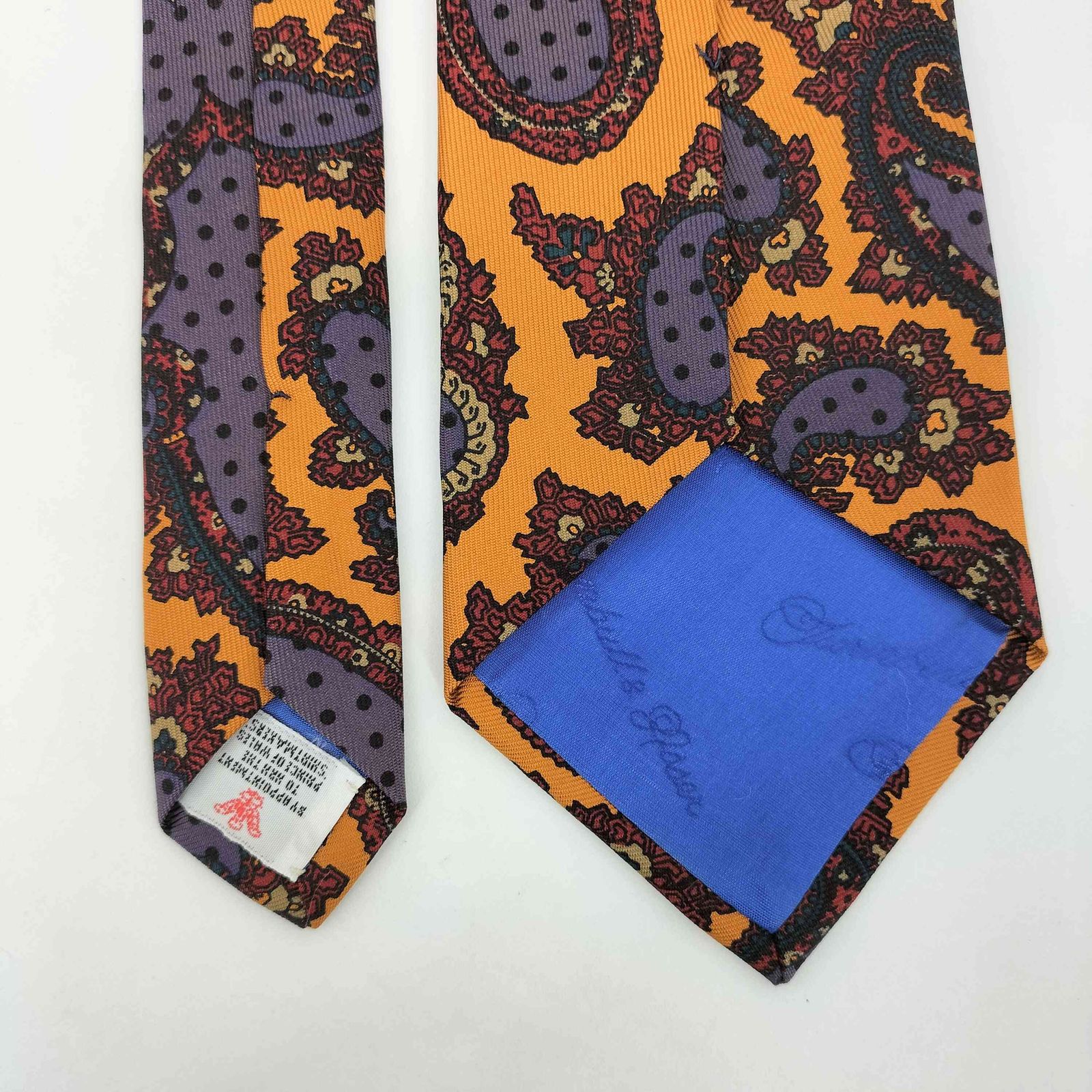 ターンブルアンドアッサー Turnbull & Asser ペイズリー柄ネクタイ