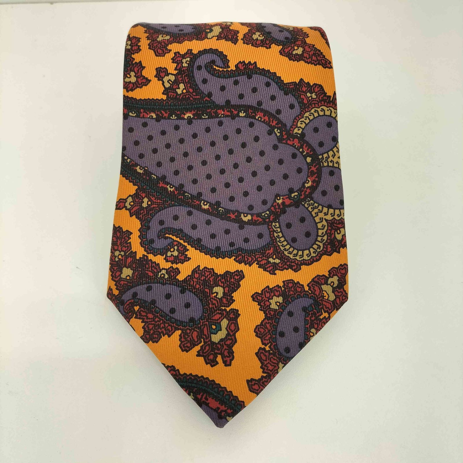 TURNBULL & ASSER　ターンブル＆アッサー　ペイズリー ネクタイ taz003_1.jpg