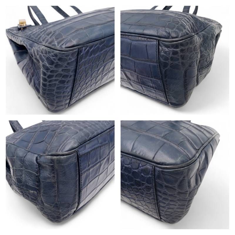 FURLA フルラ ショルダーバッグ トートバッグ 2way レザー 本革 クロコ