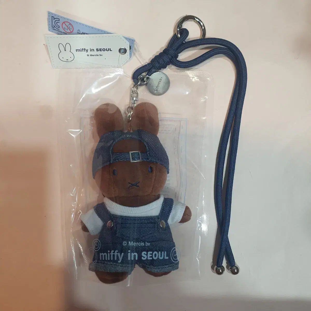 韓国限定 ミッフィー ストア ソウル デニム キーリング 新品未開封 未
