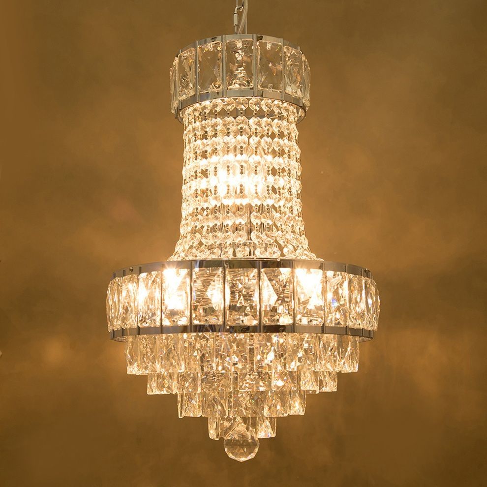 E12/40W水雷型】モダンガラス シャンデリア Martina マルティーナ（5灯