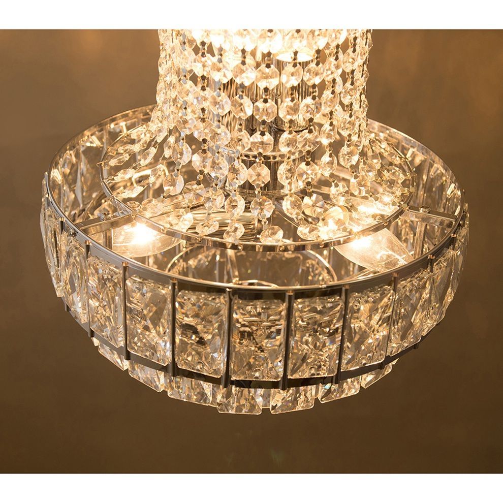 E12/40W水雷型】モダンガラス シャンデリア Martina マルティーナ（5灯