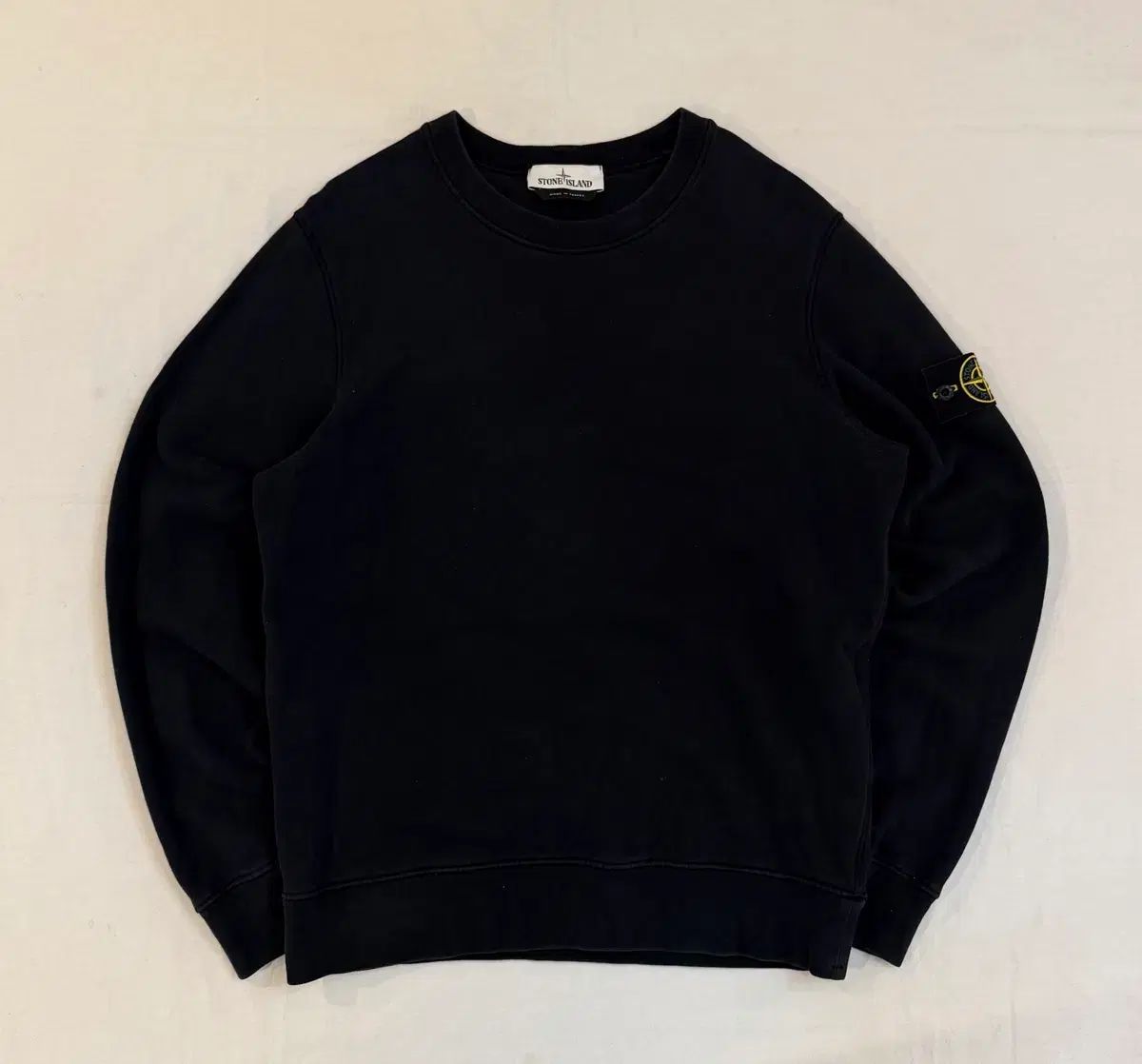 STONE ISLAND ストーンアイランド 21 FW ワッペン スウェット ブラック