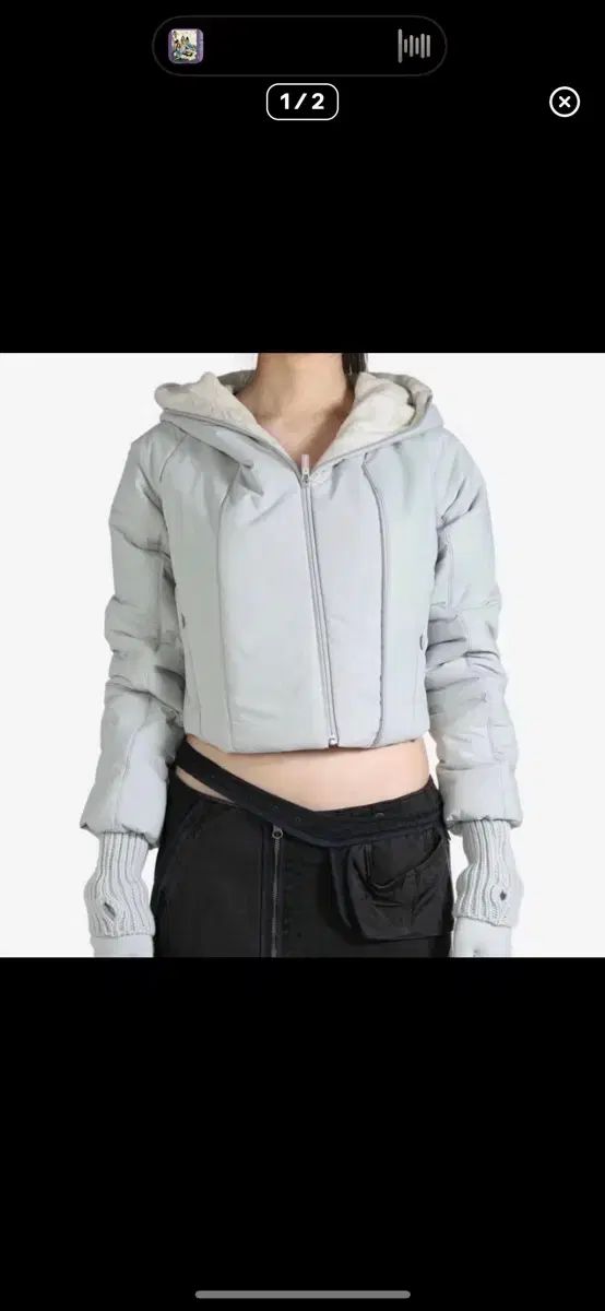 HYEIN SEO ヘインソ クロップド ダウン 1サイズ - メルカリ