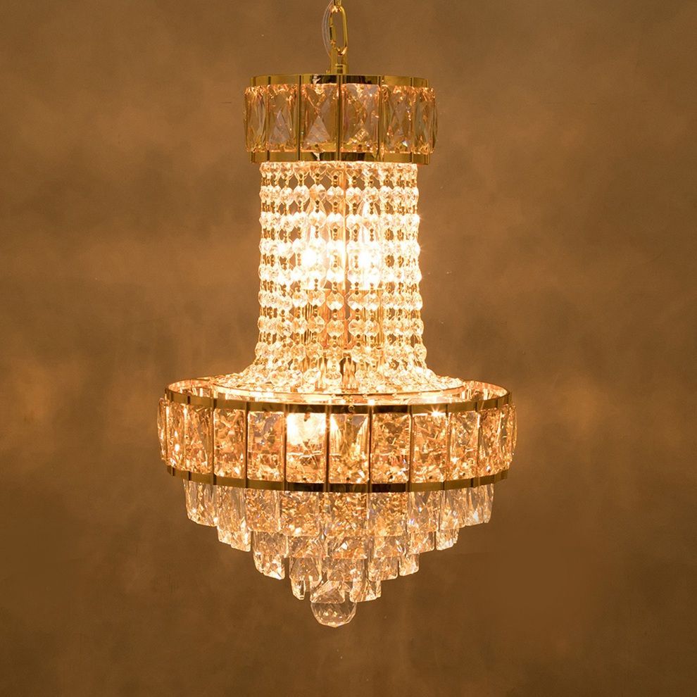 E12/40W水雷型】モダンガラス シャンデリア Martina マルティーナ（5灯