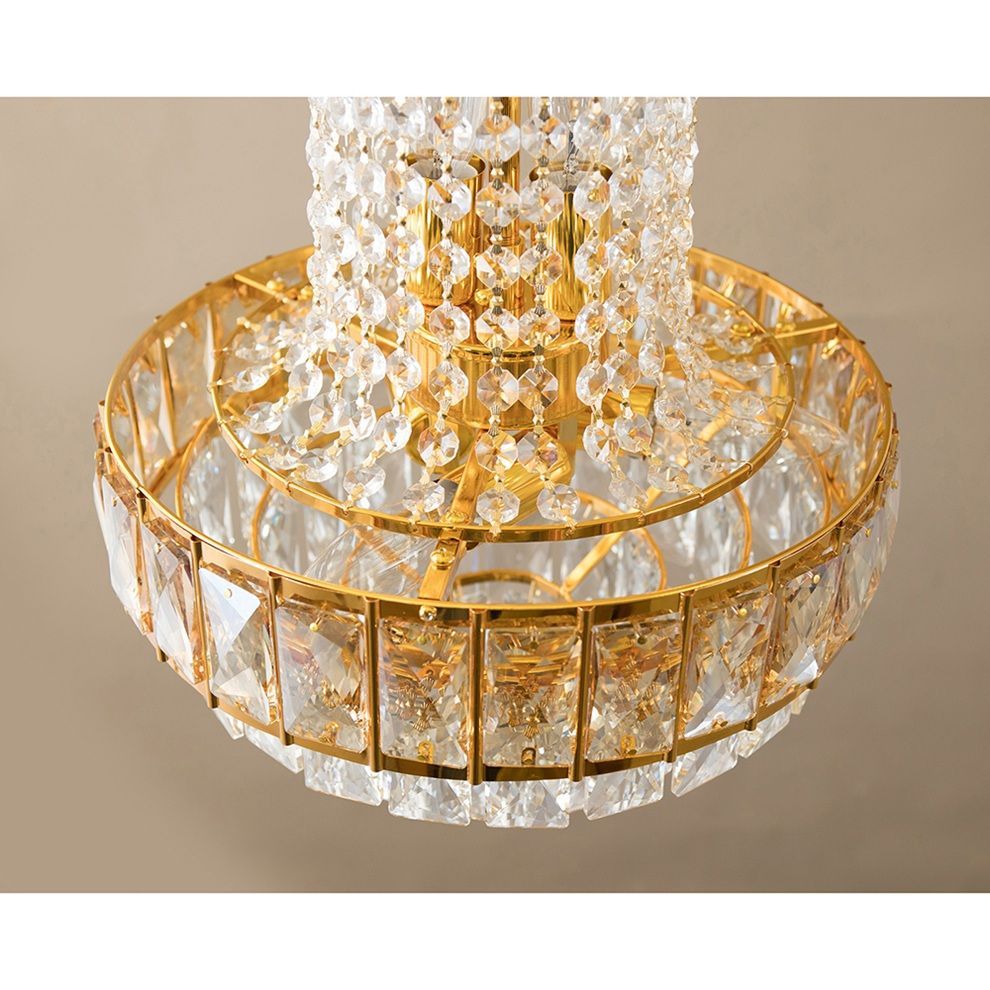 E12/40W水雷型】モダンガラス シャンデリア Martina マルティーナ（5灯