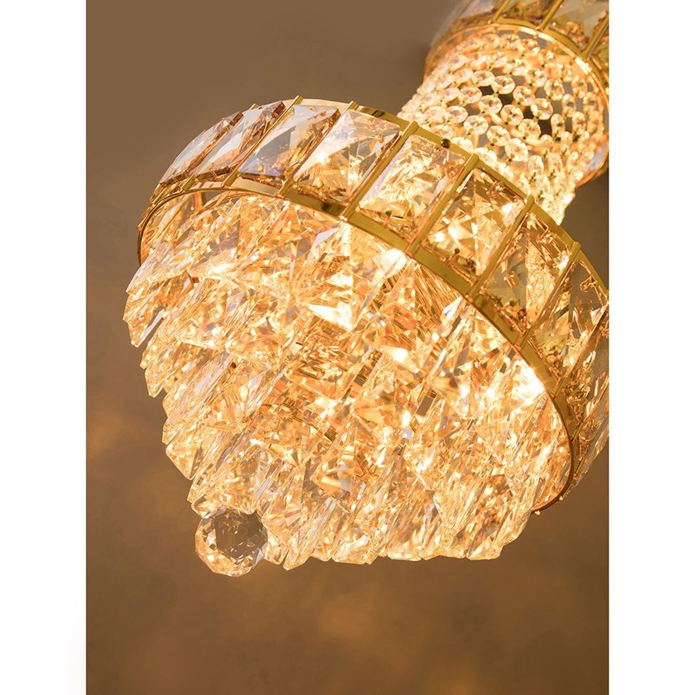 E12/40W水雷型】モダンガラス シャンデリア Martina マルティーナ（5灯